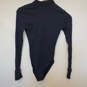 Backless Turtle Neck Bodysuit